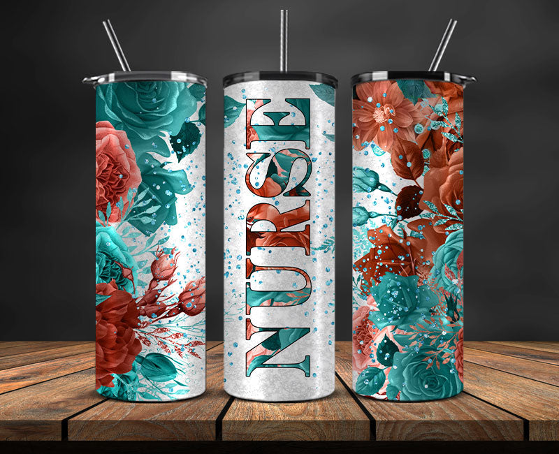 Nurse 20oz Tumbler PNG, Nurse Tumbler Png Nurse Tumbler Wrap,Gift For Nurse 03