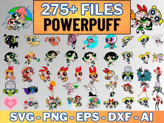 275 Powerpuff Svg Bundle, Bundle Cartoon Svg 43