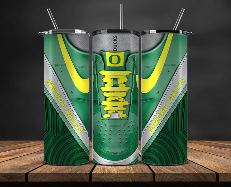 Oregon Ducks Sneaker Tumbler Wrap , College Sneaker Tumbler Wrap 44