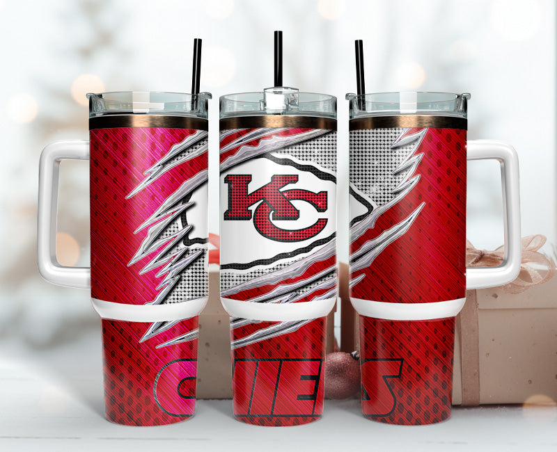 Kansas City Chiefs Tumbler 40oz Png, 40oz Tumler Png 46