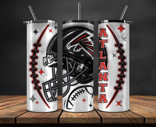 Atlanta Falcons Inflated Puffy Tumbler Wraps , Nfl Tumbler Png 48