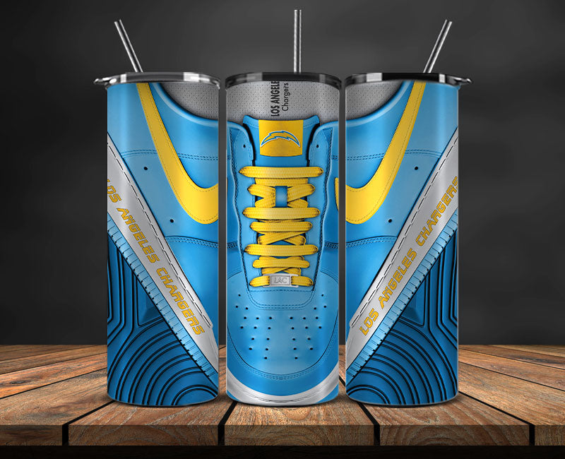 Los Angeles Chargers Tumbler Wrap, NFL Sneaker Tumbler Wrap  49