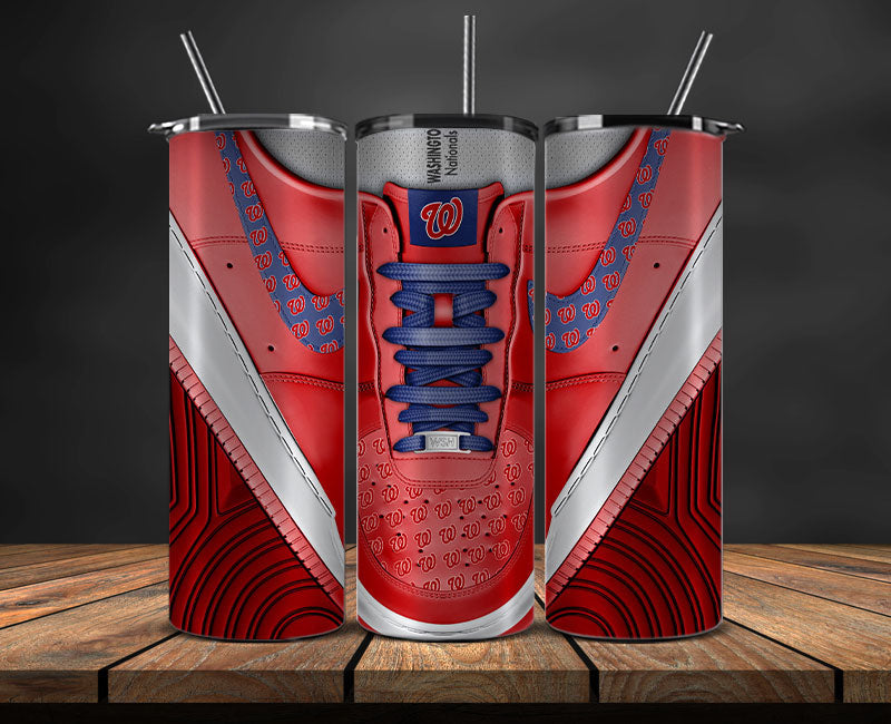 Washington Nationals Tumbler Wrap , MLB Sneaker Tumbler Wrap 49