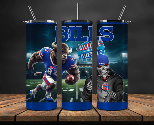 Buffalo Bills Tumbler, Bills Logo, Mascot Football Png 04