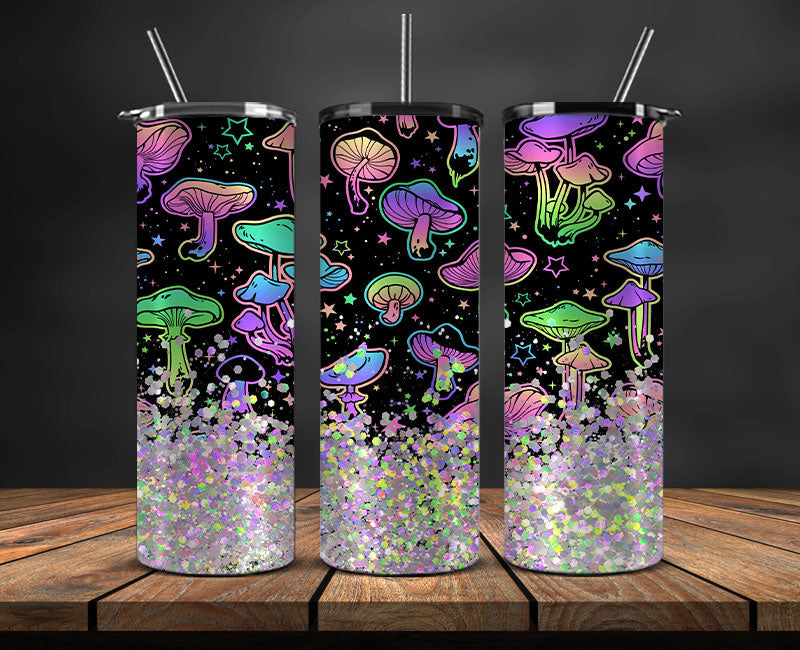 Mushrooms Tumbler Wrap,Mushroom Tumbler Png , Mushrooms 04