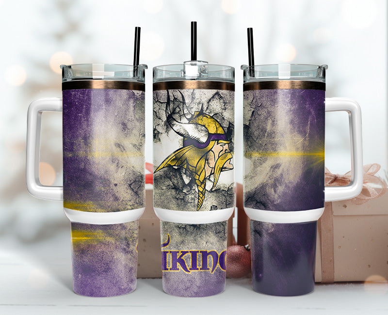 Minnesota Vikings  Tumbler 40oz Png,  40oz Tumbler Skinny  53