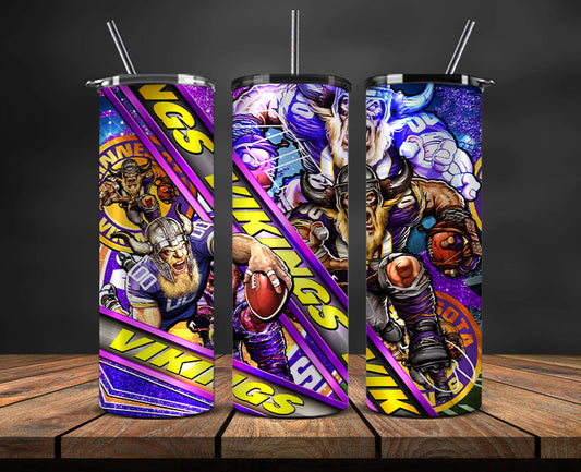 Minnesota Vikings Tumbler, Vikings Logo, Mascot Football Png 53