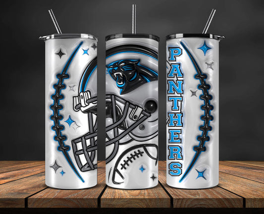 Carolina Panthers Inflated Puffy Tumbler Wraps , Nfl Tumbler Png 55