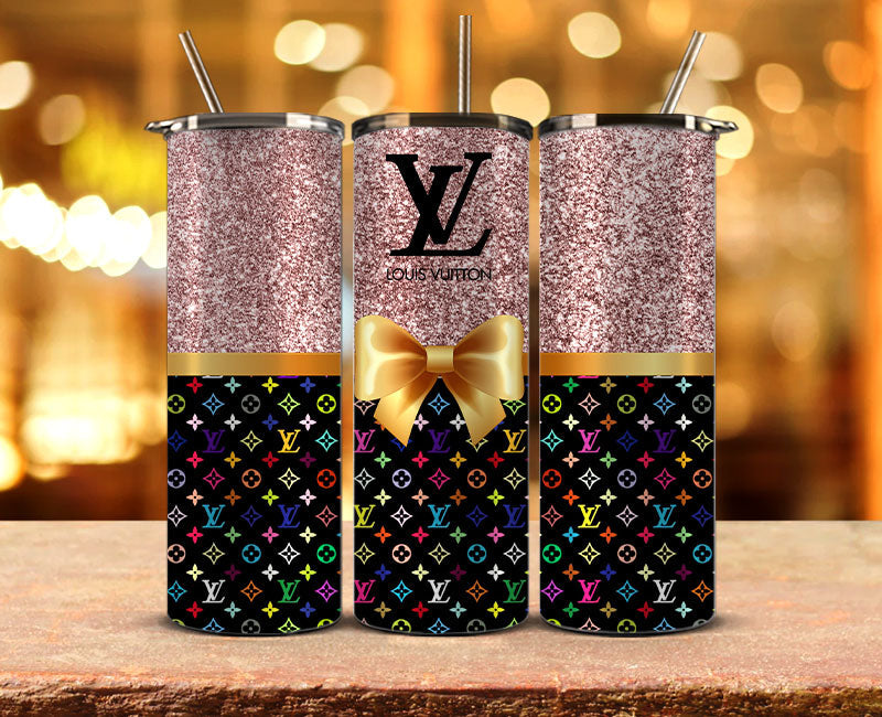 LV  Tumbler Wrap, LV Tumbler Png, LV Logo,Luxury Logo Brand 57