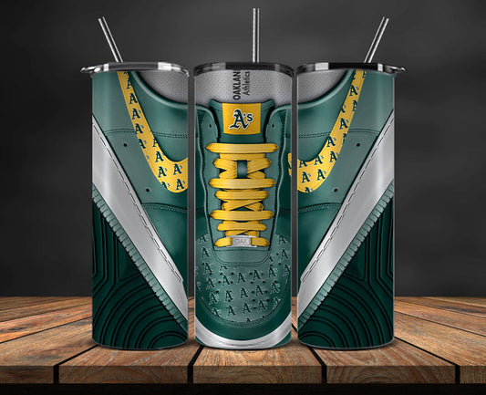 Oakland Athletics Tumbler Wrap , MLB Sneaker Tumbler Wrap 58