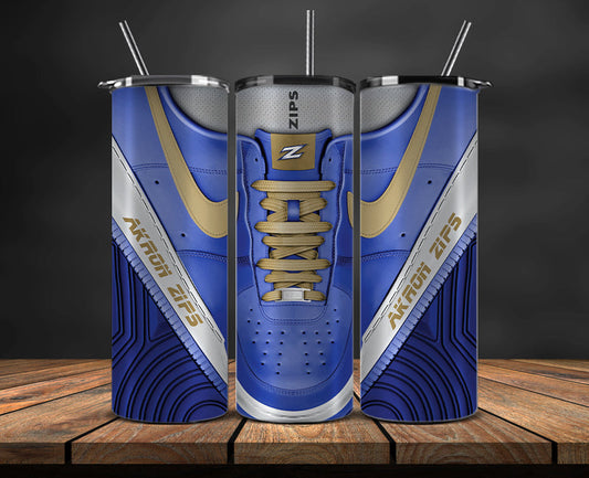 Akron Zips Sneaker Tumbler Wrap , College Sneaker Tumbler Wrap 59