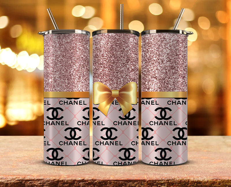 Chanel Tumbler Wrap, Chanel Tumbler Png, Chanel Logo,Luxury Logo Brand ...