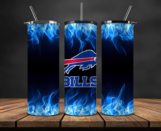 Bills Tumbler Wrap, Tumbler 20oz with fire effect 05