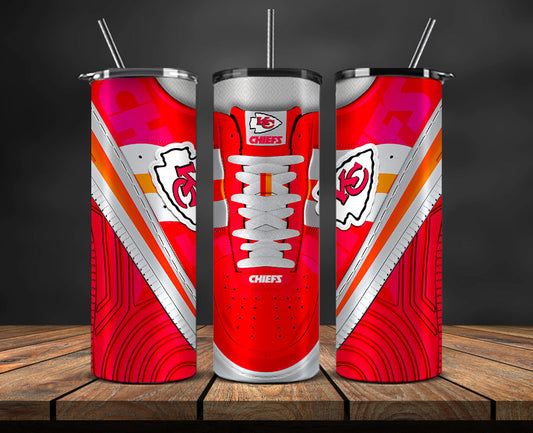 Kansas City Chiefs Tumbler Wrap, NFL Sneaker Tumbler Wrap  05