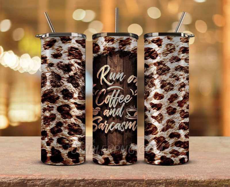 Coffee 20 oz Skinny Tumbler Sublimation Png, Coffee Tumbler Wrap 05