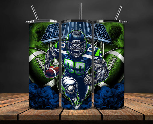 Seattle Seahawks Tumbler Wrap, NFL Tumbler Wrap By AI, AI Tumbler Wrap 61