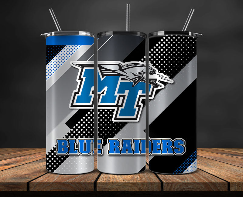 Blue Raider s Logo 20 oz Tumbler Png ,College Football 20 Oz Tumbler Wrap 61