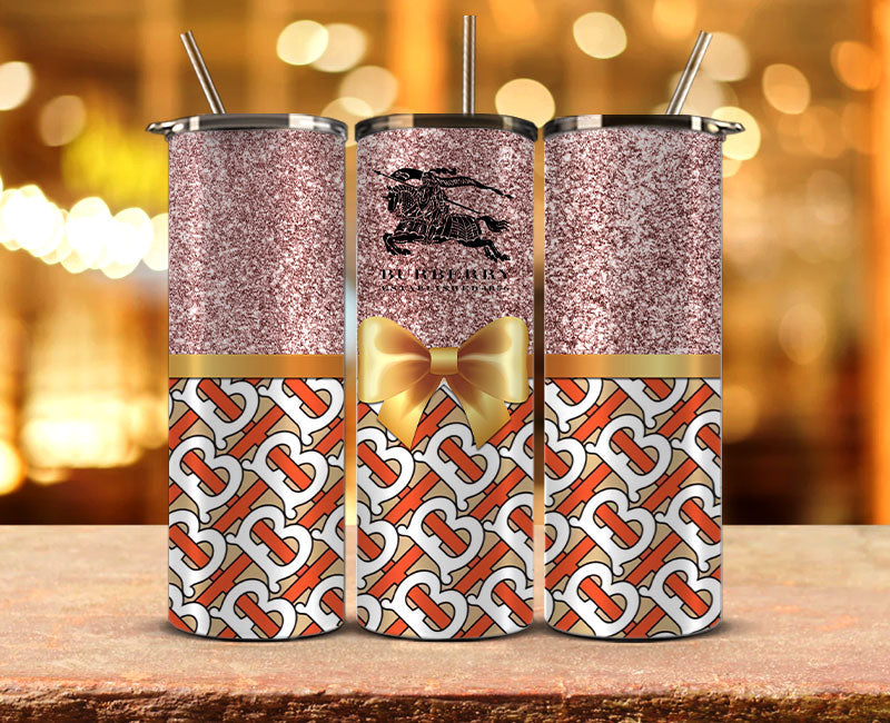 Burberry Tumbler Wrap, Burberry Tumbler Png, Burberry Logo,Luxury Logo Brand 66