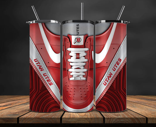 Utah Utes Sneaker Tumbler Wrap , College Sneaker Tumbler Wrap 67