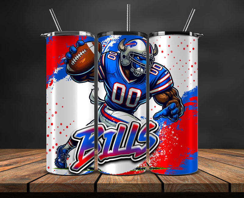 Buffalo Bills Tumbler Wrap, NFL Tumbler Wrap By AI, AI Tumbler Wrap 68