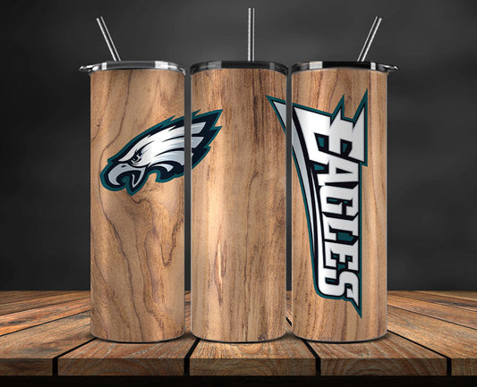 Philadelphia Eagles Tumbler Wrap, NFL Logo Tumbler Png, NFL Design Png-68