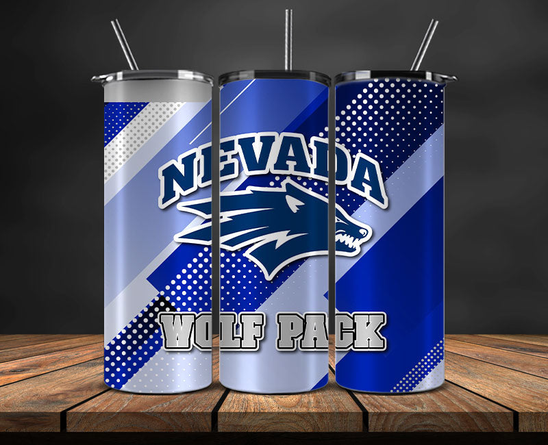 Nevada Wolf Pack Logo 20 oz Tumbler Png ,College Football 20 Oz Tumbler Wrap 68