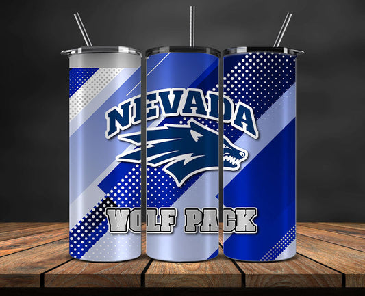 Nevada Wolf Pack Logo 20 oz Tumbler Png ,College Football 20 Oz Tumbler Wrap 68