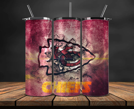 Kansas City Chiefs Tumbler Wrap, Logo Tumbler Wrap DS-69