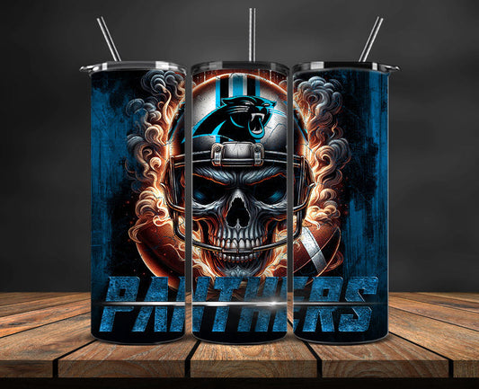 Carolina Panthers Tumbler Wrap,NFL Tumbler Wrap By AI, AI Tumbler Design 69