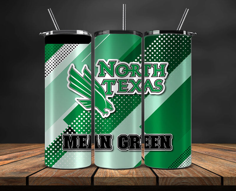 North Texas Mean Green Logo 20 oz Tumbler Png ,College Football 20 Oz Tumbler Wrap 72