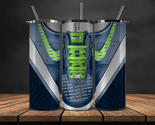 Seattle Seahawks Tumbler Wrap, NFL Sneaker Tumbler Wrap  73