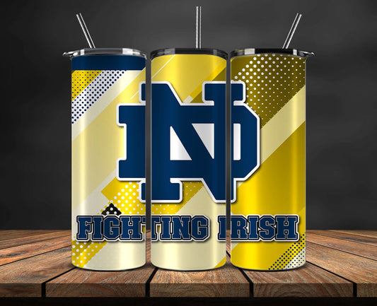 Notre Dame Fighting Irish Logo 20 oz Tumbler Png ,College Football 20 Oz Tumbler Wrap 75