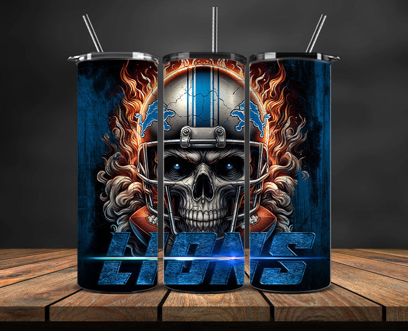 Detroit Lions Tumbler Wrap,NFL Tumbler Wrap By AI, AI Tumbler Design 75