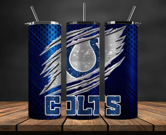 Indianapolis Colts Tumbler Wraps ,Colts Logo, Nfl Tumbler Png 78