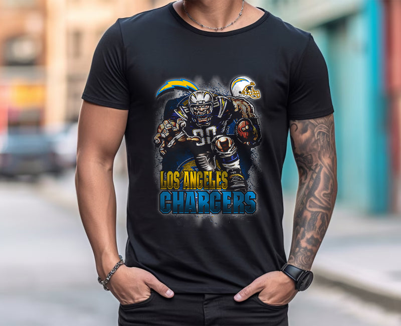 Los Angeles Chargers TShirt, Trendy Vintage Retro Style NFL Unisex Football Tshirt, NFL Tshirts Design 07