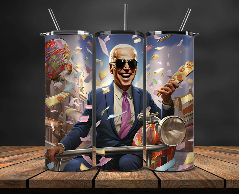 Joe Biden 2024 Tumbler Wrap,Joe Biden 2024 ,Presidential Election 2024 ,Race To The White House 07