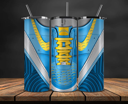 Los Angeles Chargers Tumbler Wrap, NFL Sneaker Tumbler Wrap  81