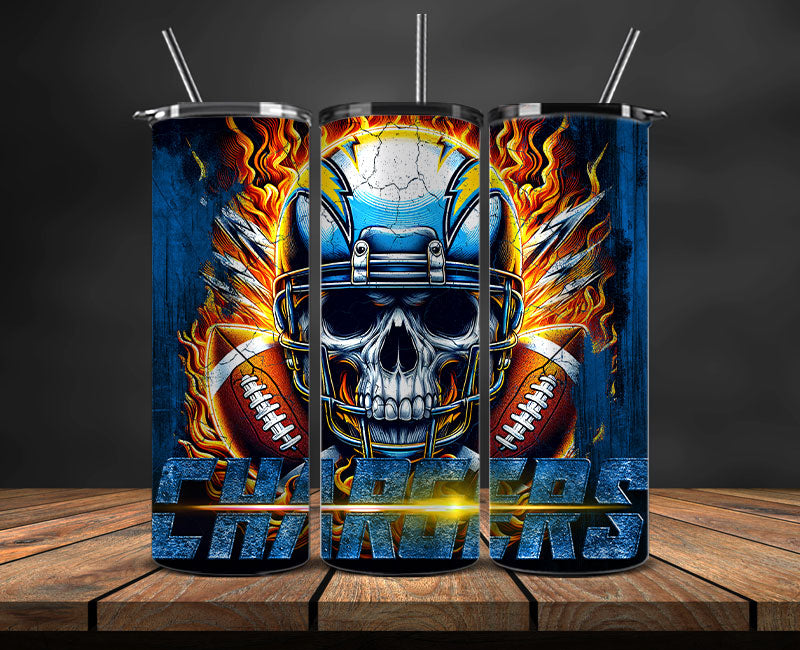 Los Angeles Chargers Tumbler Wrap,NFL Tumbler Wrap By AI, AI Tumbler Design 82