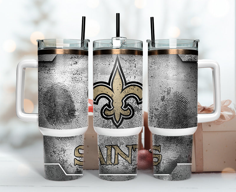 New Orleans Saints Tumbler 40oz Png,  40oz Tumbler Skinny  87