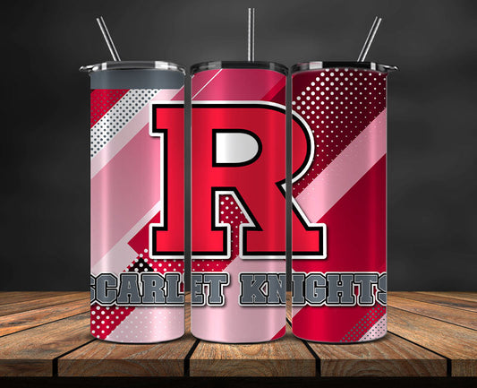 Rutgers Scarlet Knights Logo 20 oz Tumbler Png ,College Football 20 Oz Tumbler Wrap 88