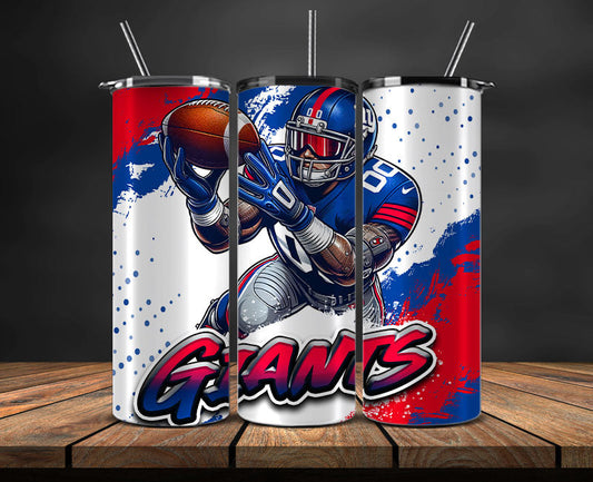 New York Giants Tumbler Wrap, NFL Tumbler Wrap By AI, AI Tumbler Wrap 88