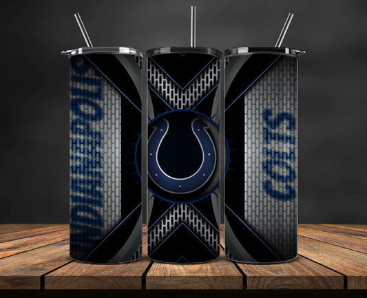 Indianapolis Colts Tumbler Wrap, NFL Logo Tumbler Png, NFL Design Png-90