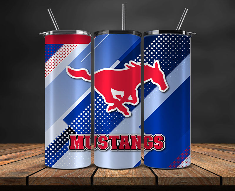 Mustangs Logo 20 oz Tumbler Png ,College Football 20 Oz Tumbler Wrap 91