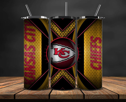 Kansas City Chiefs Tumbler Wrap, NFL Logo Tumbler Png, NFL Design Png-91