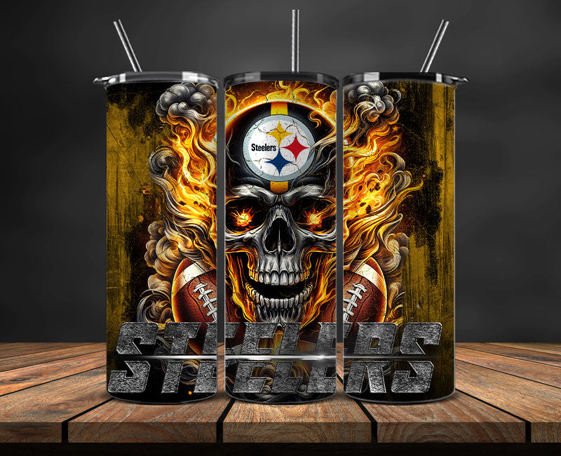 Pittsburgh SteelersTumbler Wrap,NFL Tumbler Wrap By AI, AI Tumbler Design 91