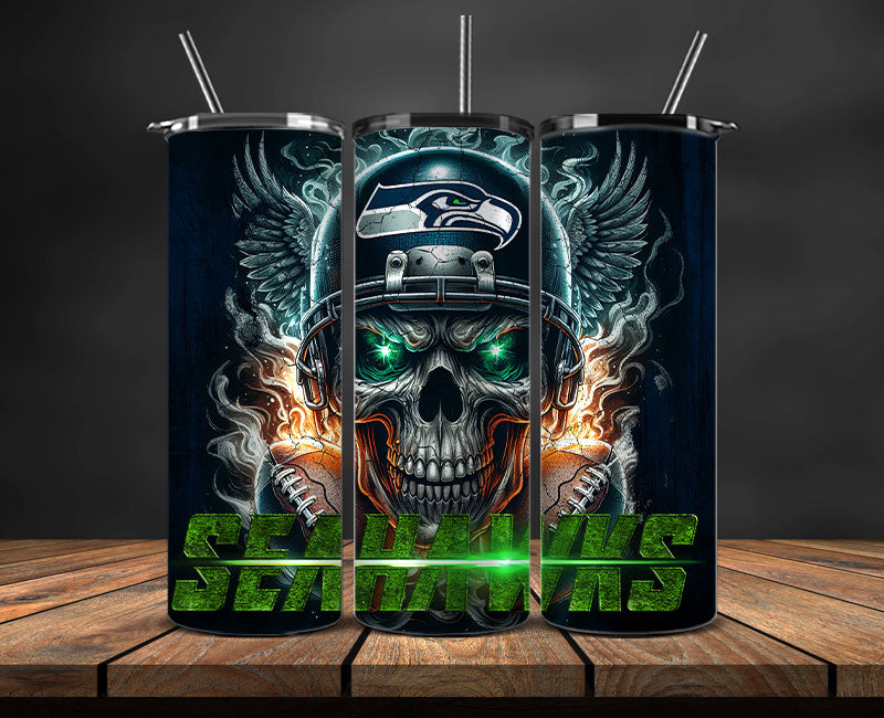 Seattle Seahawks Tumbler Wrap,NFL Tumbler Wrap By AI, AI Tumbler Design 93