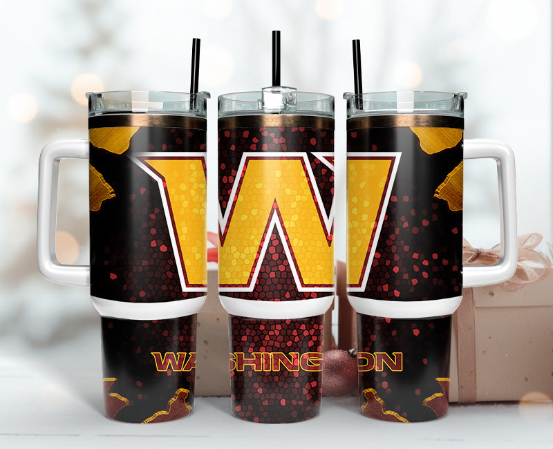 Washington Commanders Tumbler 40oz Png, 40oz Tumler Png 94