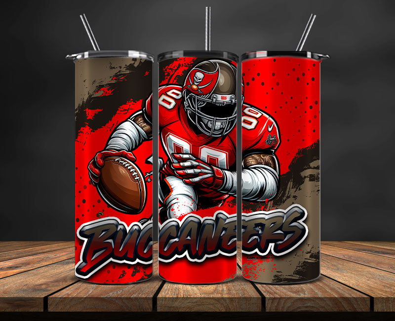 Tampa Bay Buccaneers Tumbler Wrap, NFL Tumbler Wrap By AI, AI Tumbler Wrap 94