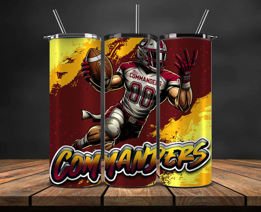 Washington Commanders Tumbler Wrap, NFL Tumbler Wrap By AI, AI Tumbler Wrap 96