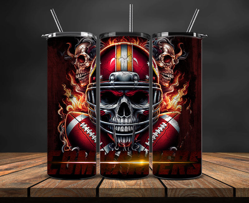 Washington Commanders Tumbler Wrap,NFL Tumbler Wrap By AI, AI Tumbler Design 96